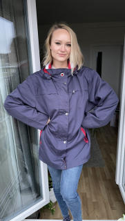 Dámská bunda 3Pagen lehká modrá vel. 48/50