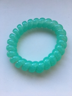 Gumička do vlasů pružinka velká zelená